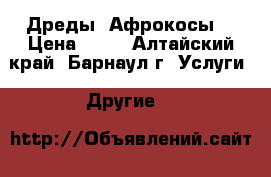 Дреды (Афрокосы) › Цена ­ 56 - Алтайский край, Барнаул г. Услуги » Другие   